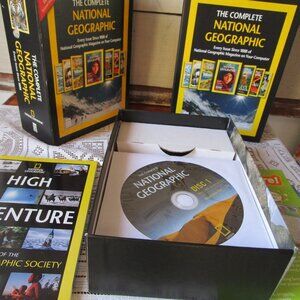National Geographic DVD set, Every issue 1888 thru 2009. Library keeper!